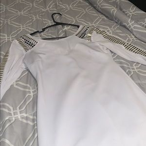 White mini dress